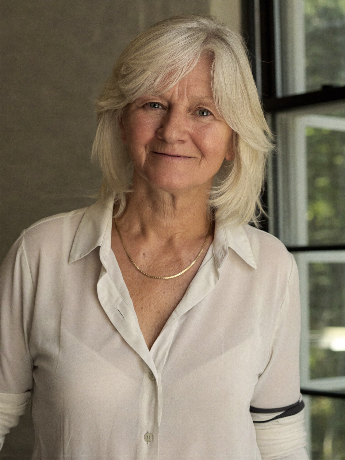 Portrait of Janina Pazdan in her studio