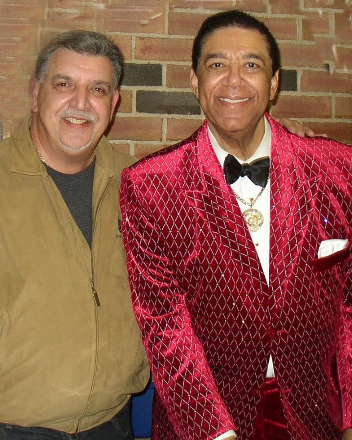 Joe Magnetico with Terry Johnson of The Flamingos